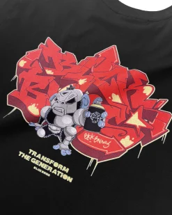 KIDS SPRAYED T-SHIRT | Zwart