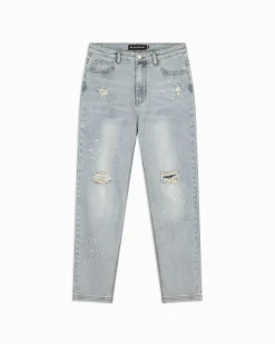 KIDS STRAIGHT FIT PAINTER DENIM | Lichtblauw