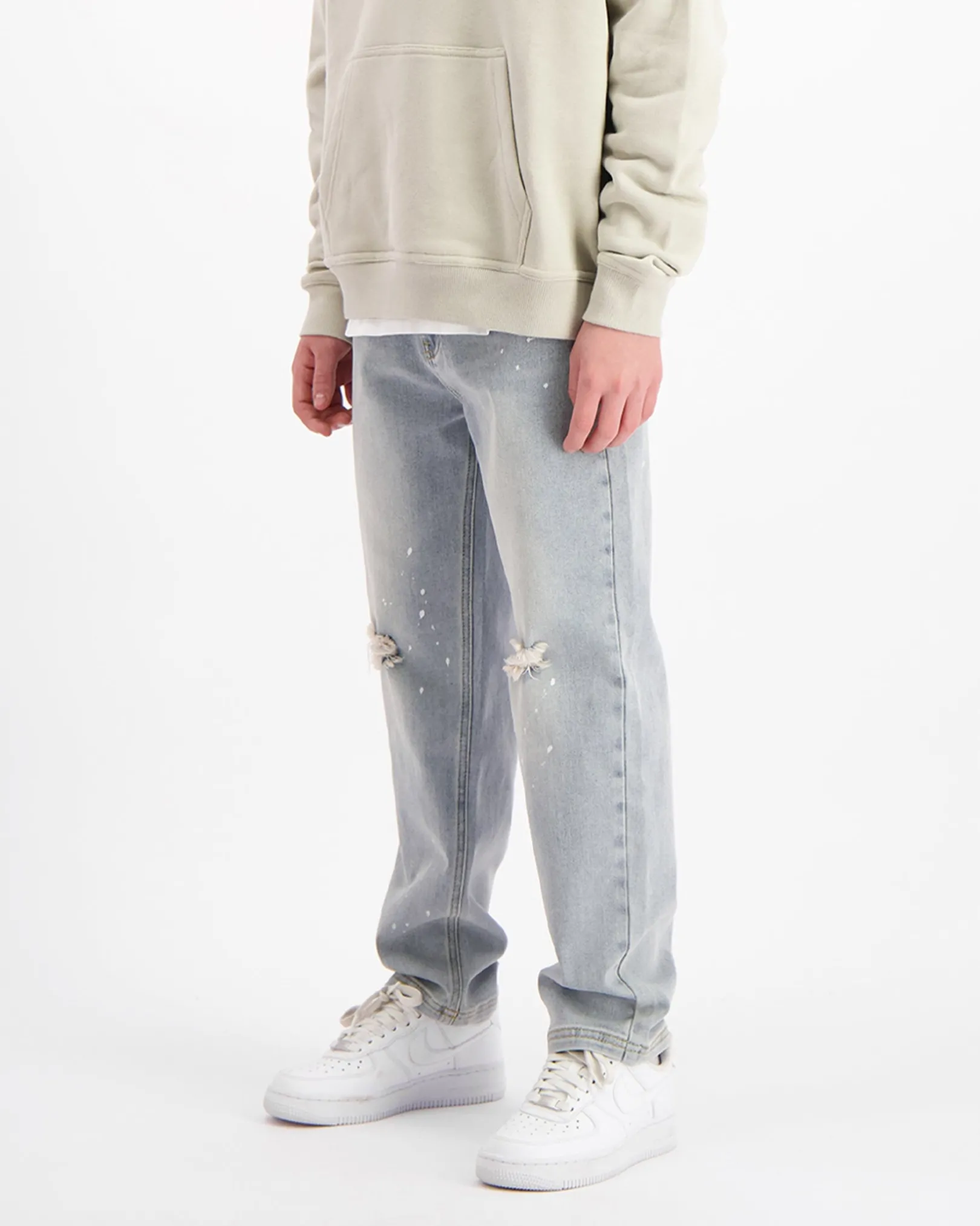 KIDS STRAIGHT FIT PAINTER DENIM | Lichtblauw