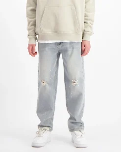 KIDS STRAIGHT FIT PAINTER DENIM | Lichtblauw