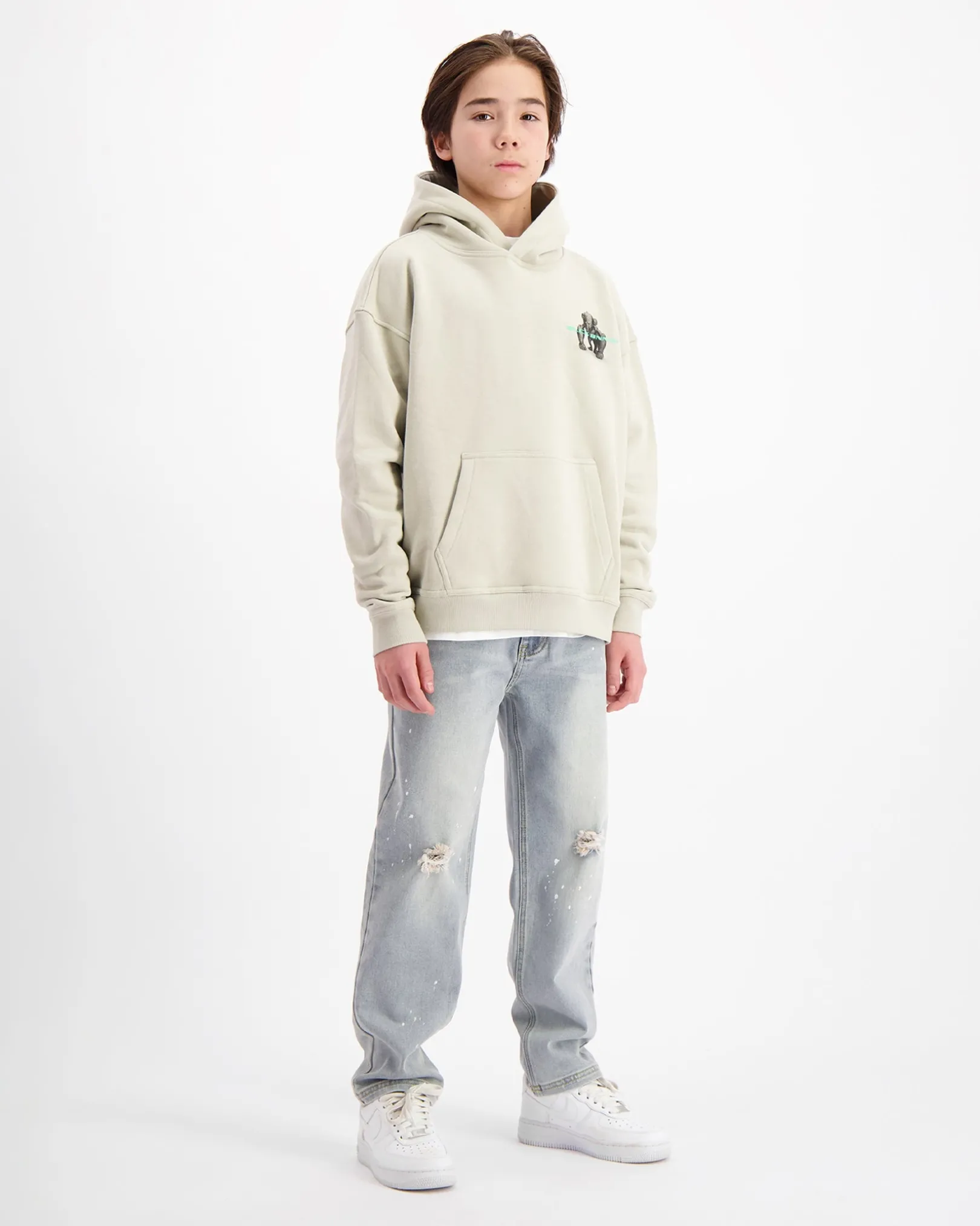 KIDS STRAIGHT FIT PAINTER DENIM | Lichtblauw