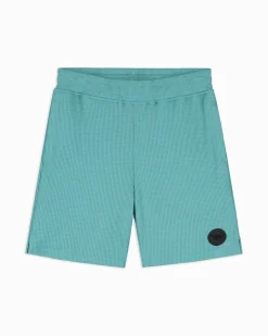 KIDS WAFFLE SHORTS | Groen