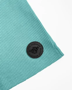 KIDS WAFFLE SHORTS | Groen