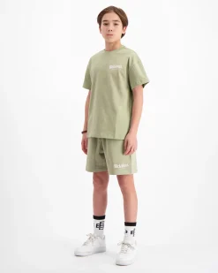 KINDERBORSTEL TWINSET | Groen