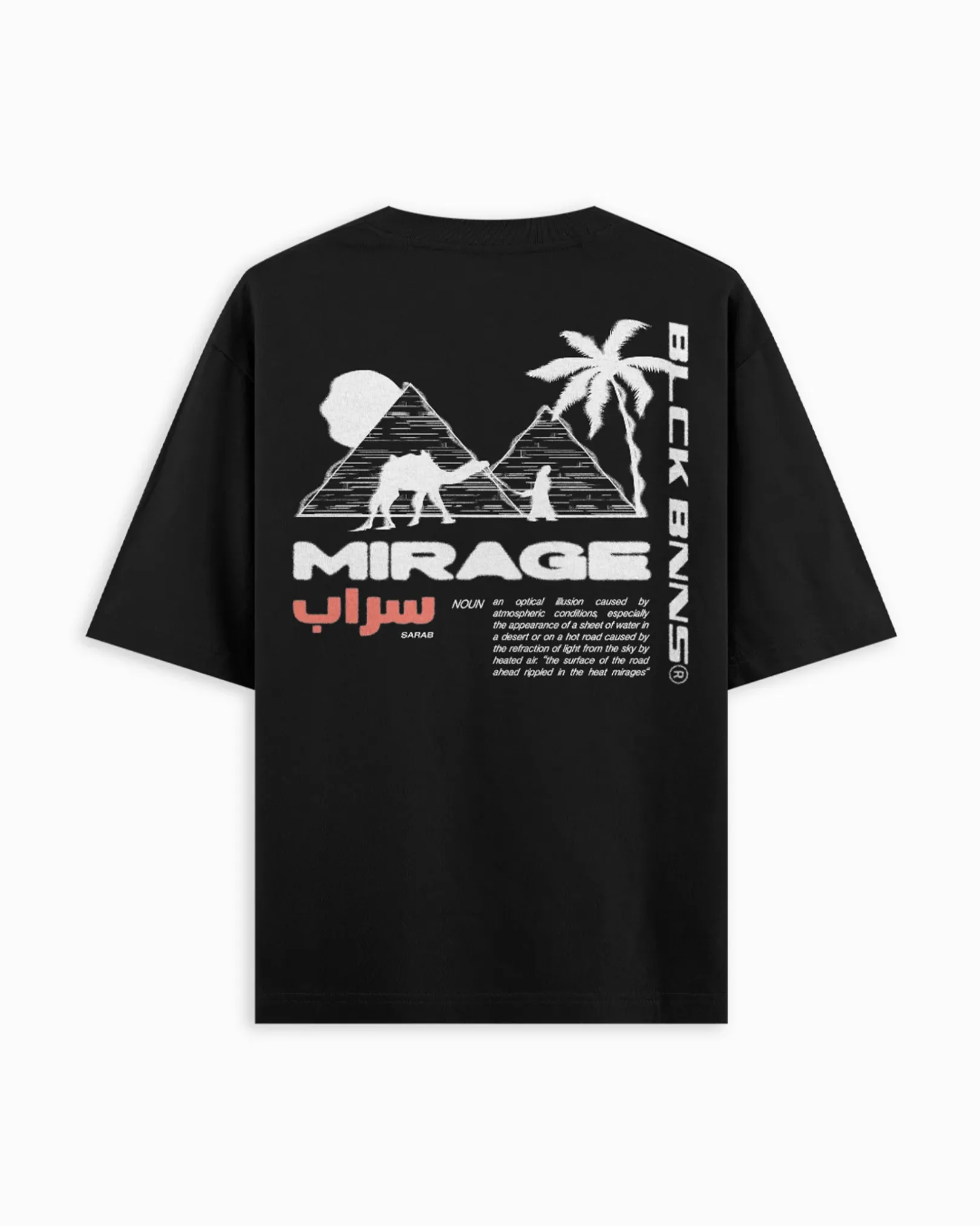 MIRAGE T-SHIRT | Zwart