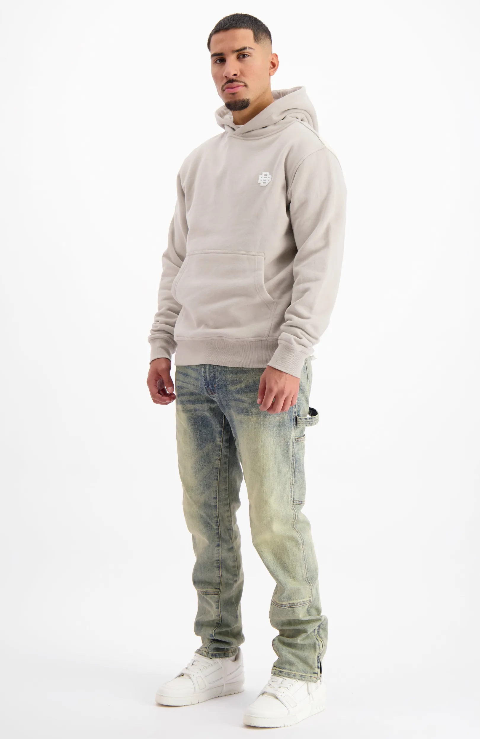 MONO RELAX HOODIE | Zand