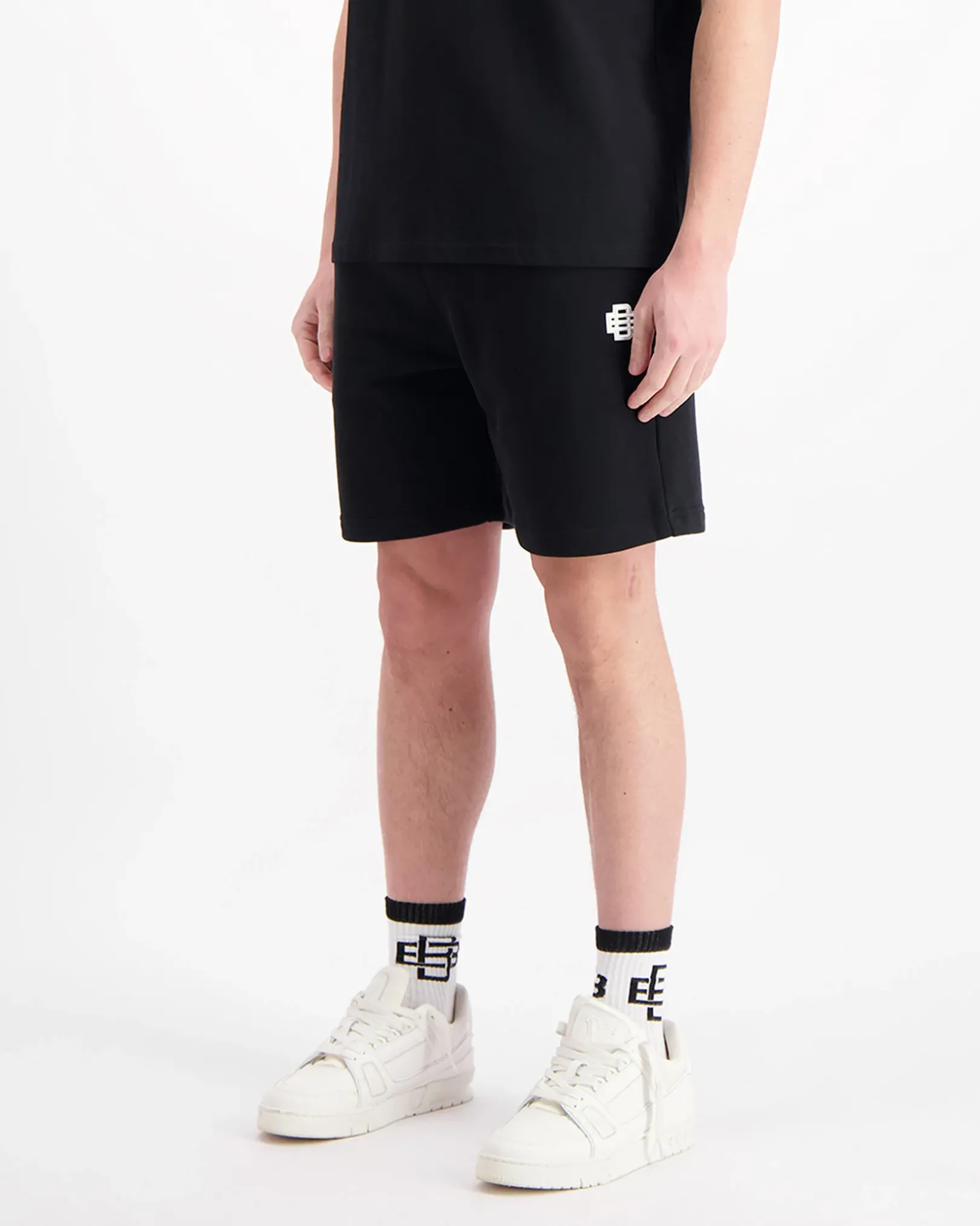 MONO RELAX SWEATSHORTS | Zwart