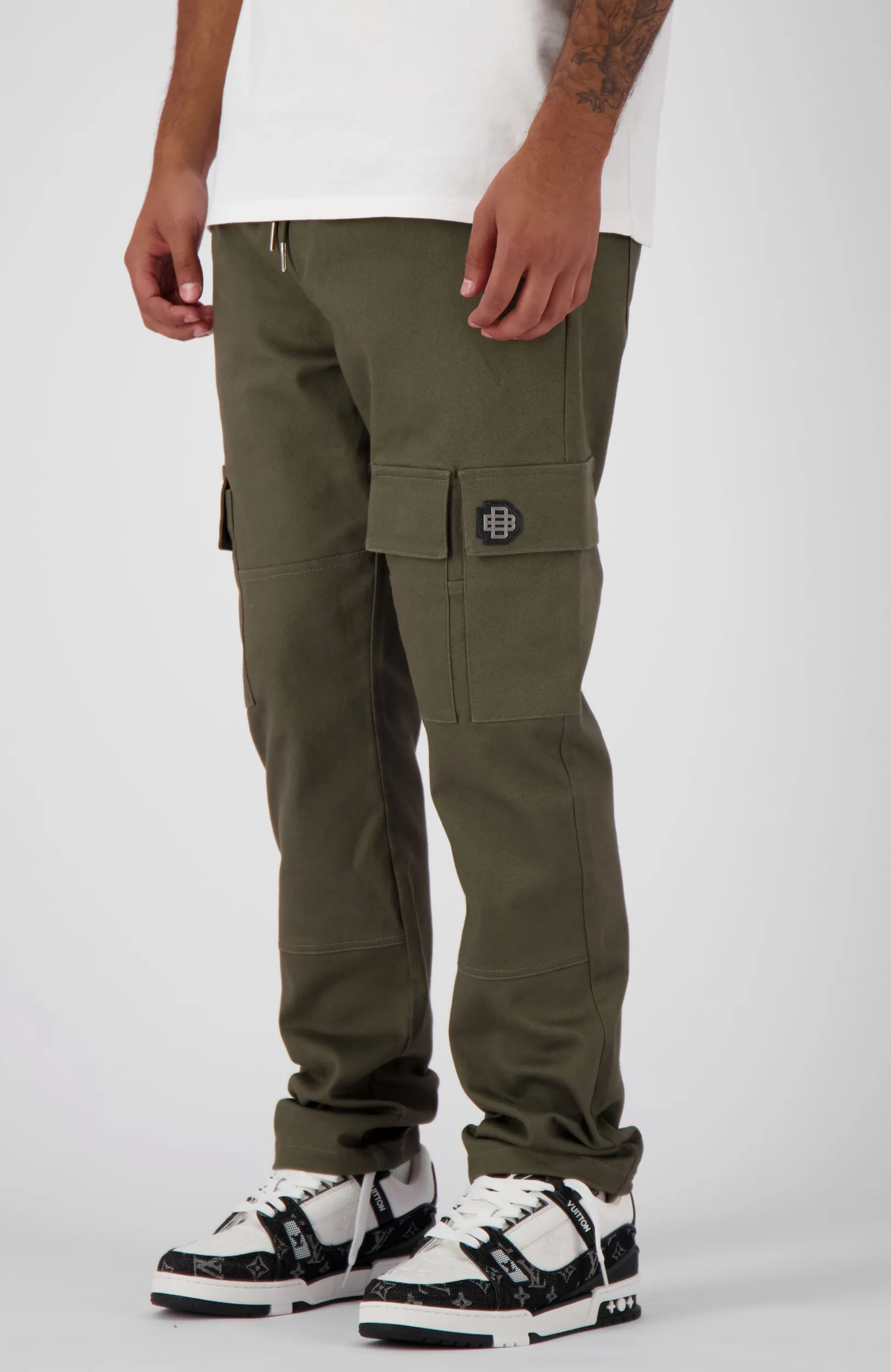 MONOGRAM CARGO broek | Mosgroen