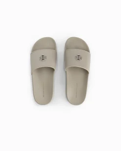 MONOGRAM PLATE slippers | Zand