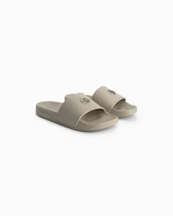 MONOGRAM PLATE slippers | Zand