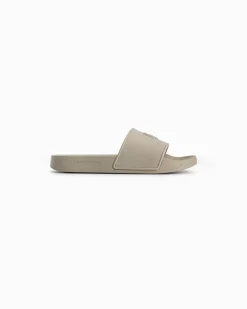 MONOGRAM PLATE slippers | Zand