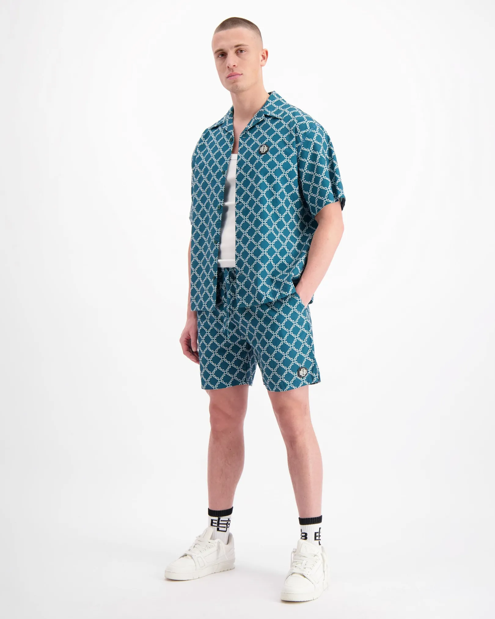 MONOGRAM SHIRT | Groen