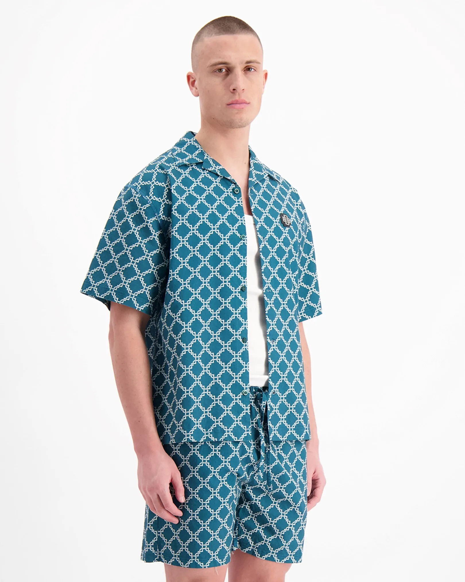 MONOGRAM SHIRT | Groen