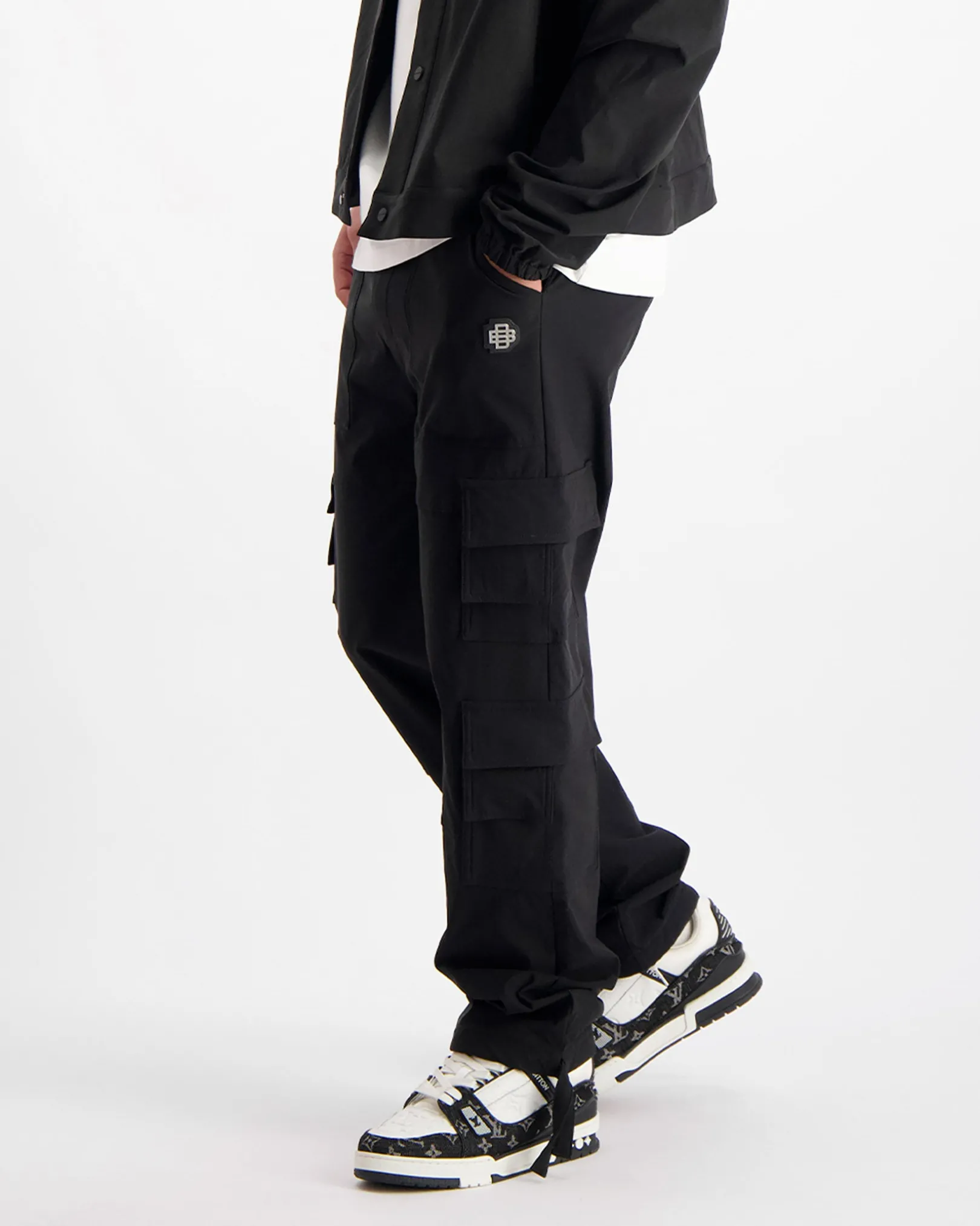 MONOGRAM TECH CARGO broek | Zwart