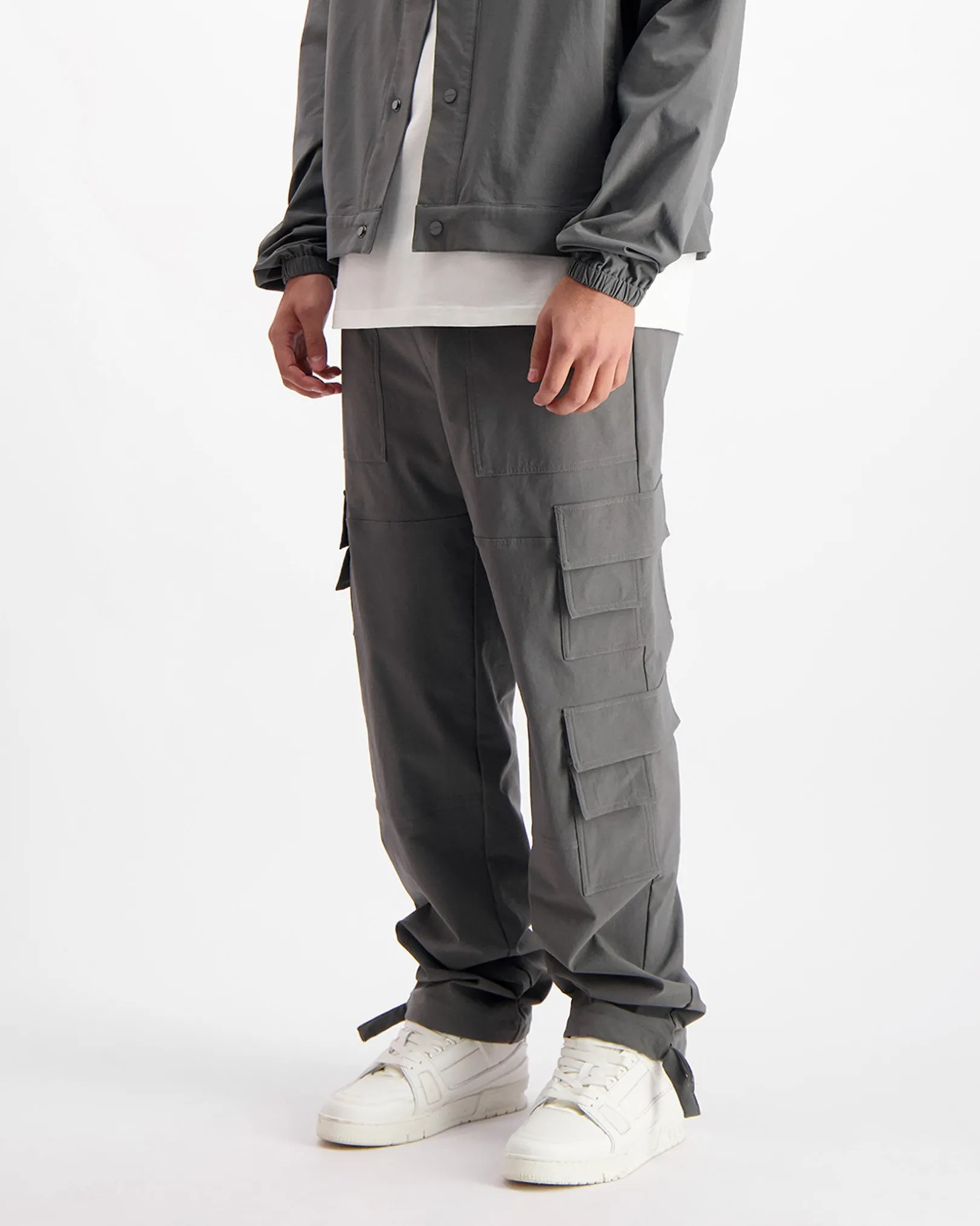 MONOGRAM TECH CARGO broek | Charcoal