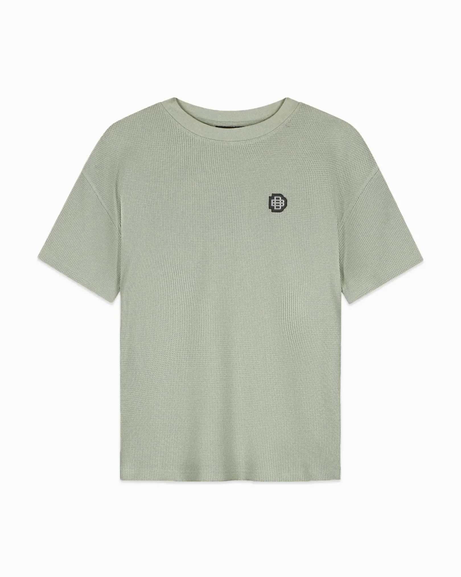MONOGRAM WAFFLE T-SHIRT | Groen