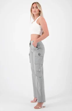 MULTI POCKET CARGO broek | Grijs