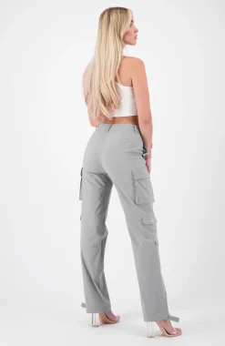 MULTI POCKET CARGO broek | Grijs