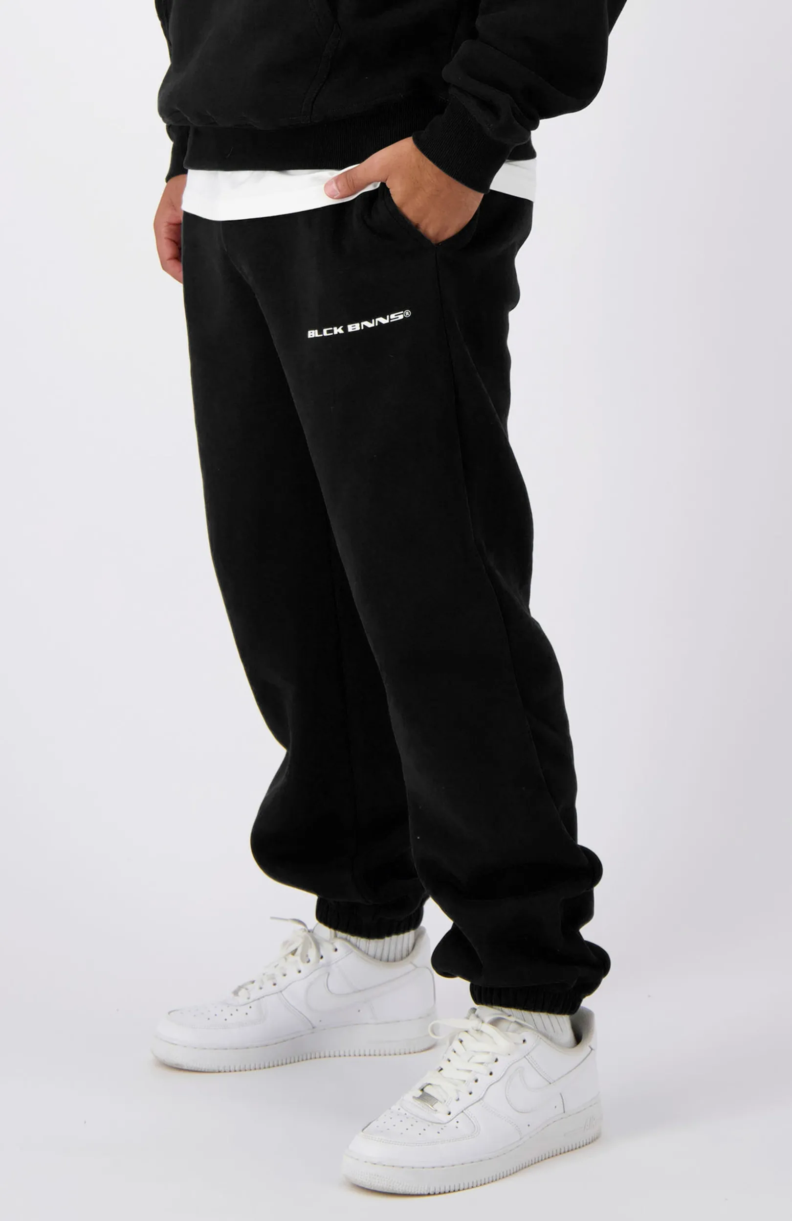 NATION SWEATPANTS | Zwart