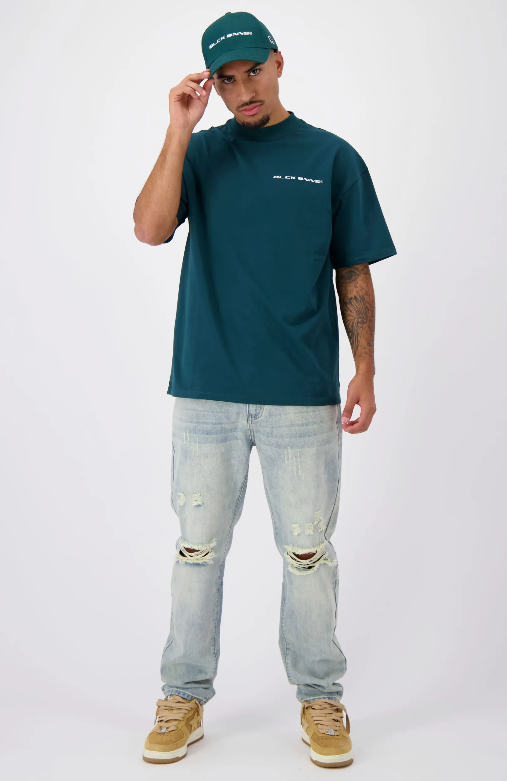 NATION T-SHIRT | Dennengroen