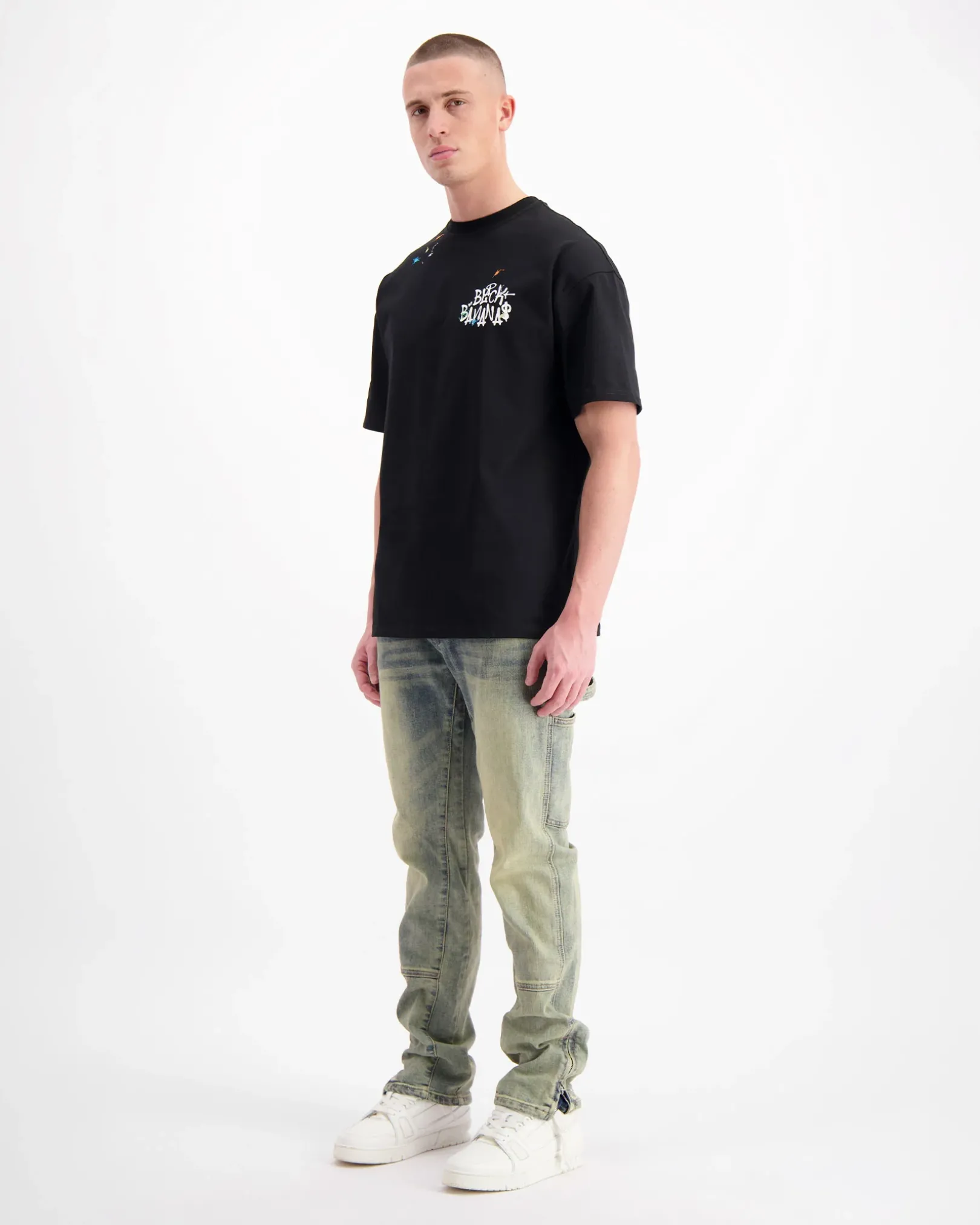 PAINTERS T-SHIRT | Zwart
