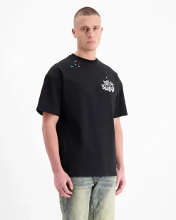 PAINTERS T-SHIRT | Zwart