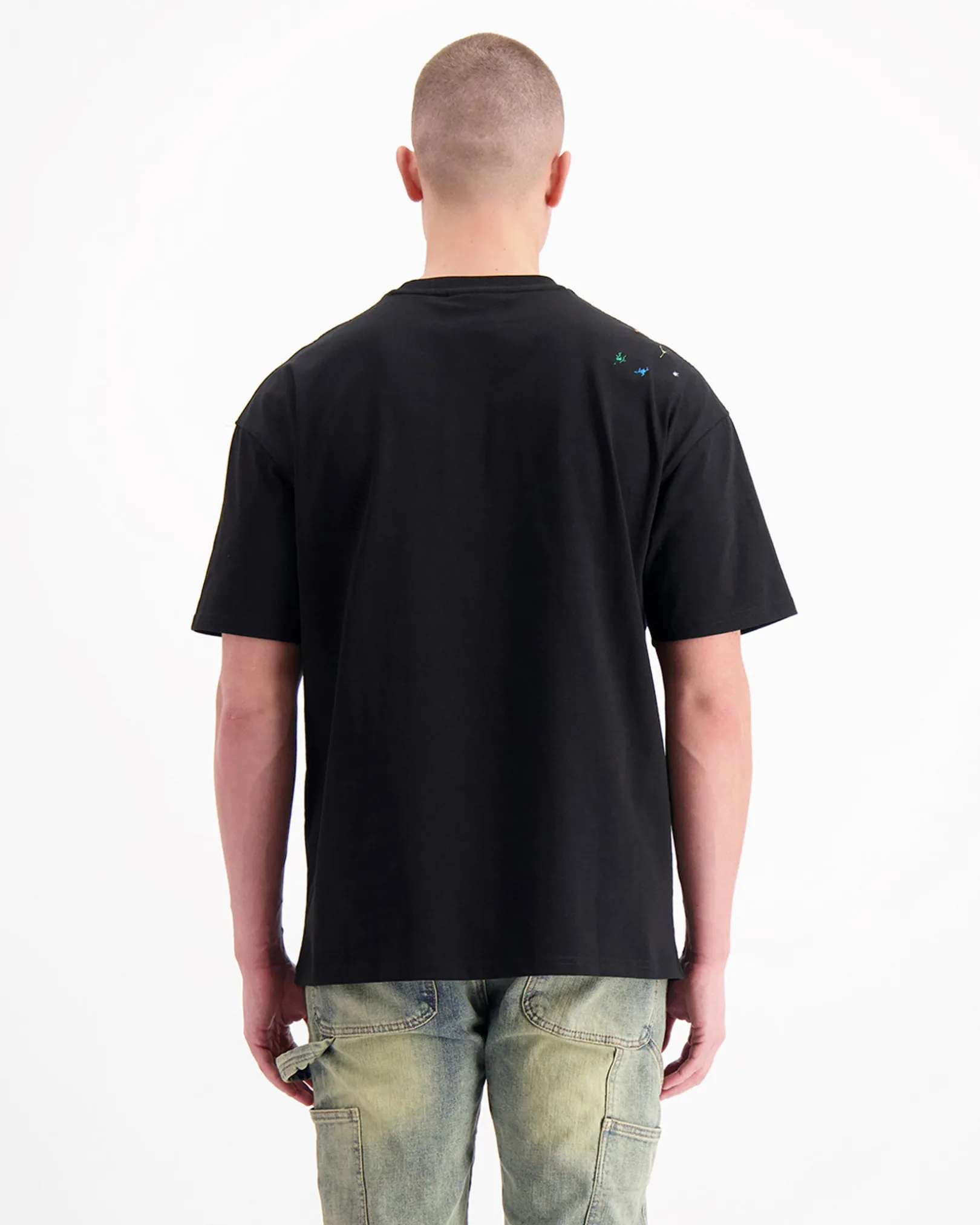 PAINTERS T-SHIRT | Zwart