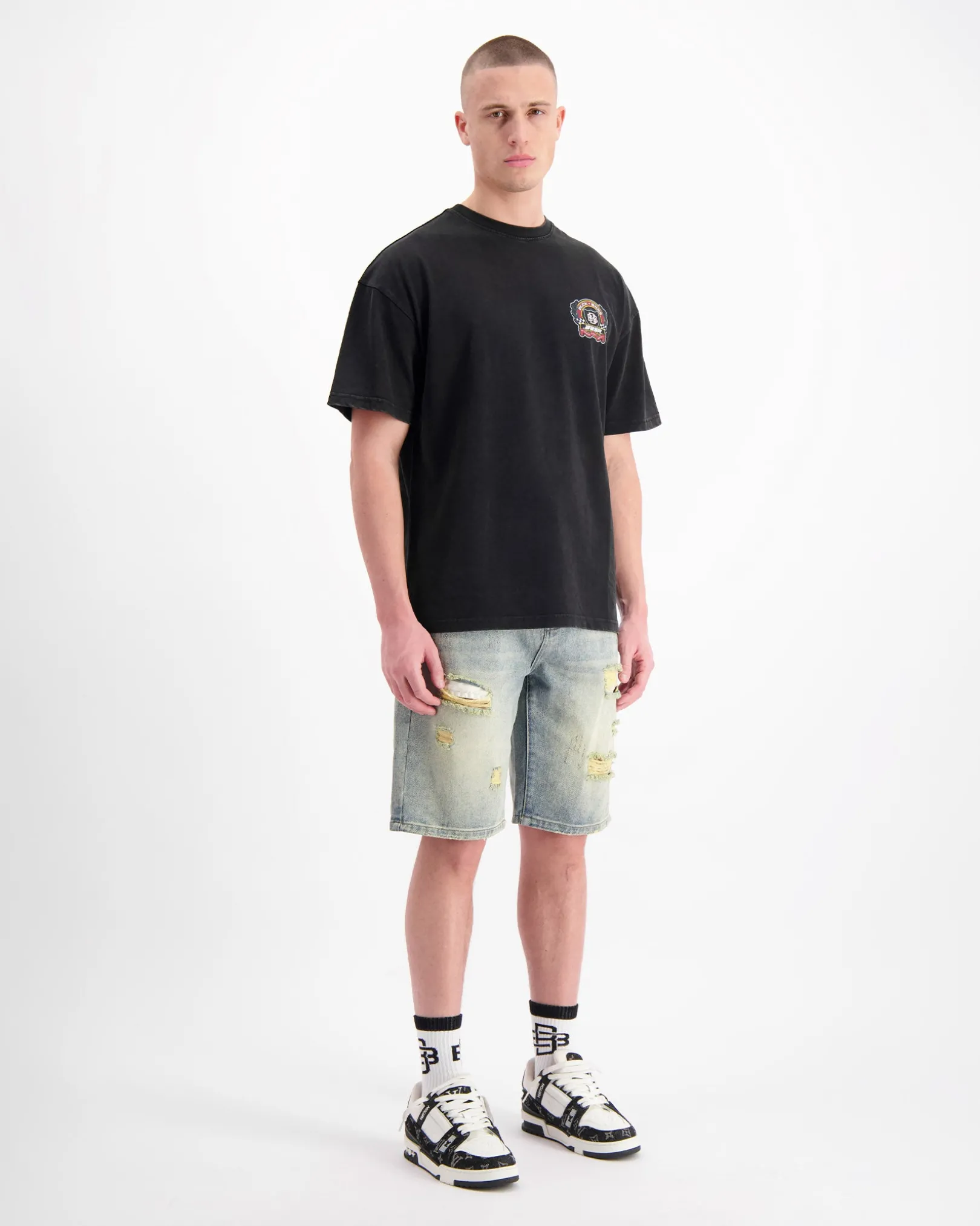 RALLY T-SHIRT | Zwart