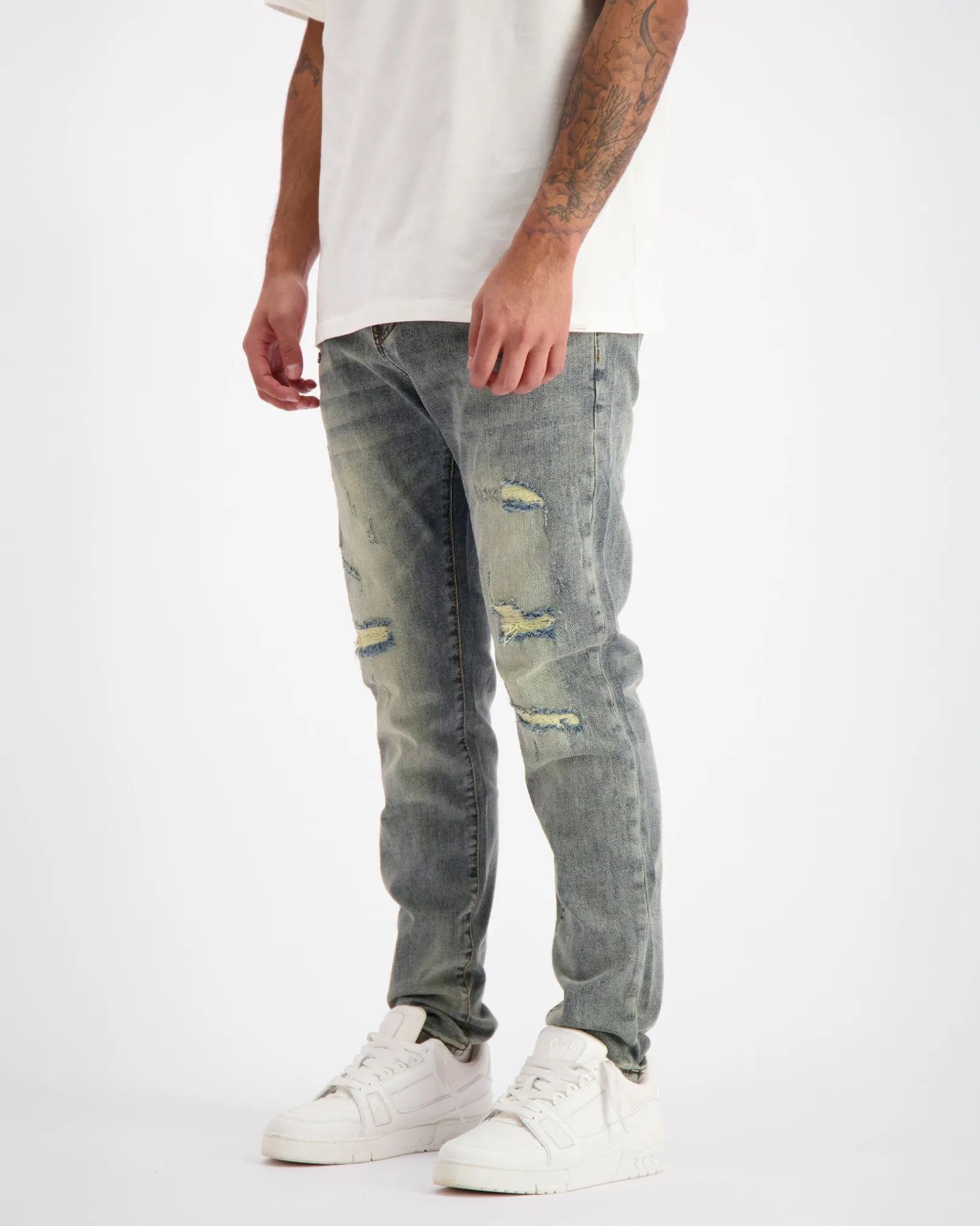 SLANK DENIM | Blauw