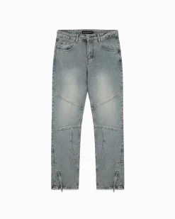 STRAIGHT WORKER DENIM | Blauw