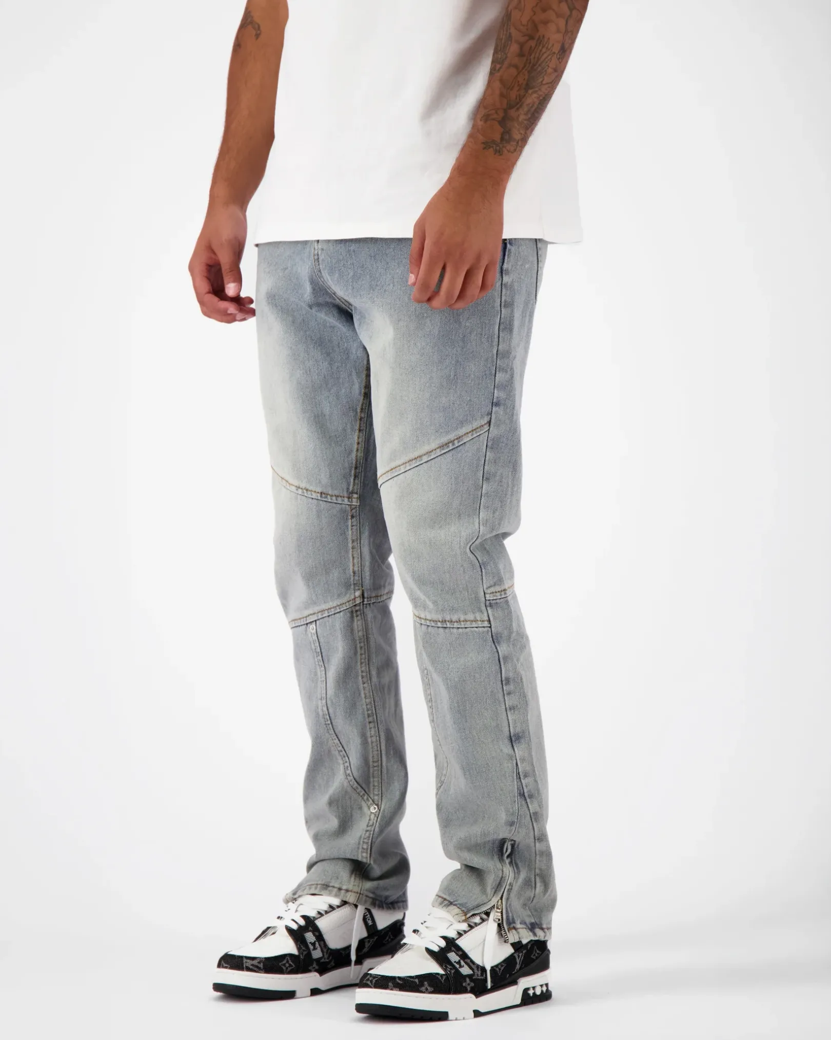 STRAIGHT WORKER DENIM | Blauw
