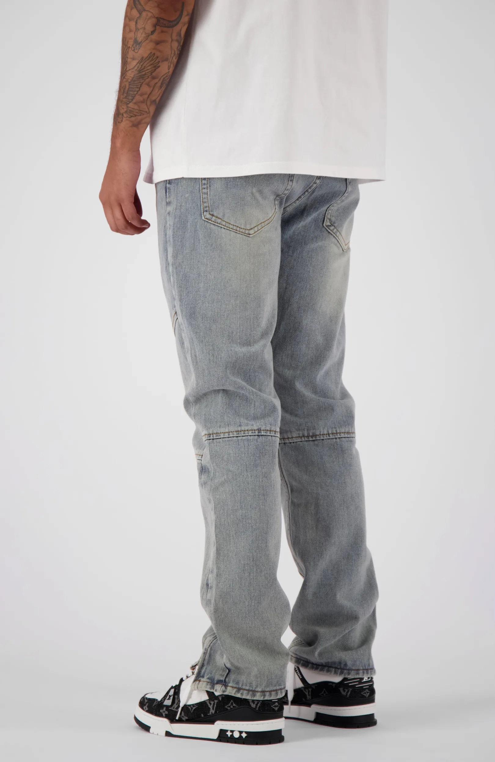 STRAIGHT WORKER DENIM | Blauw