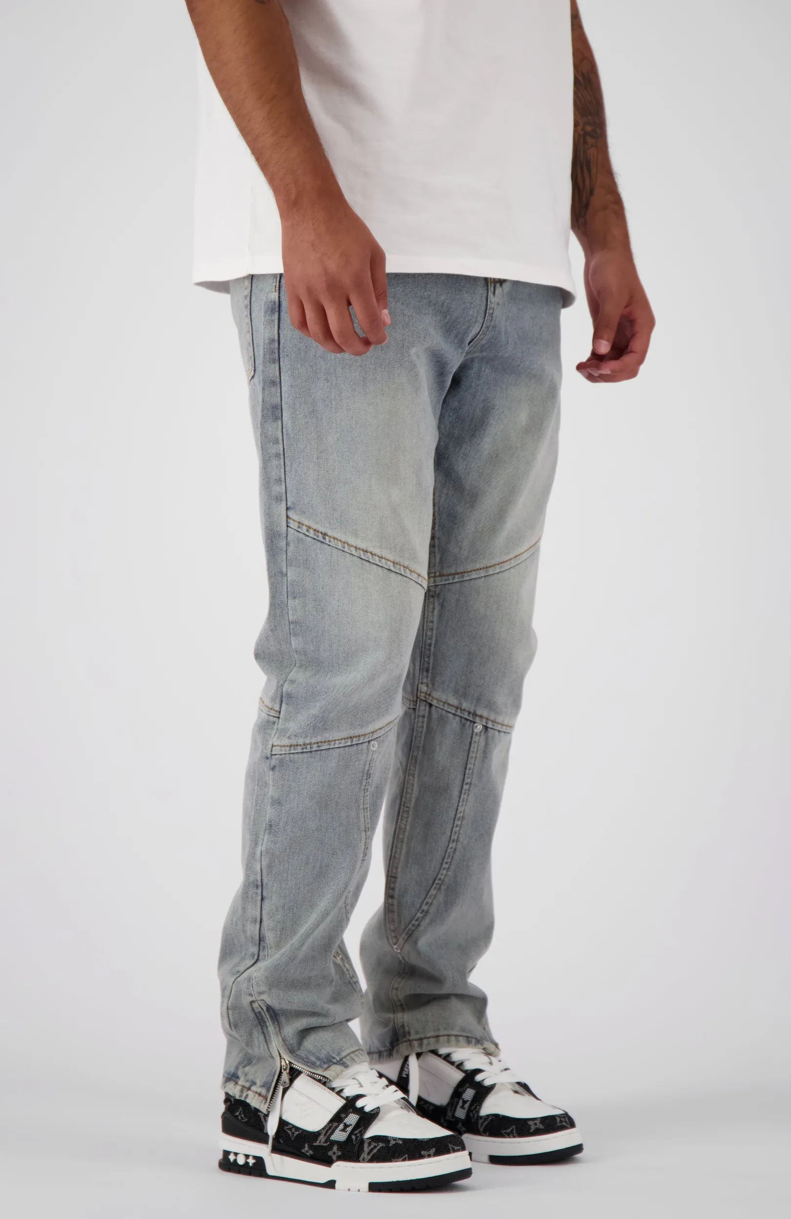 STRAIGHT WORKER DENIM | Blauw