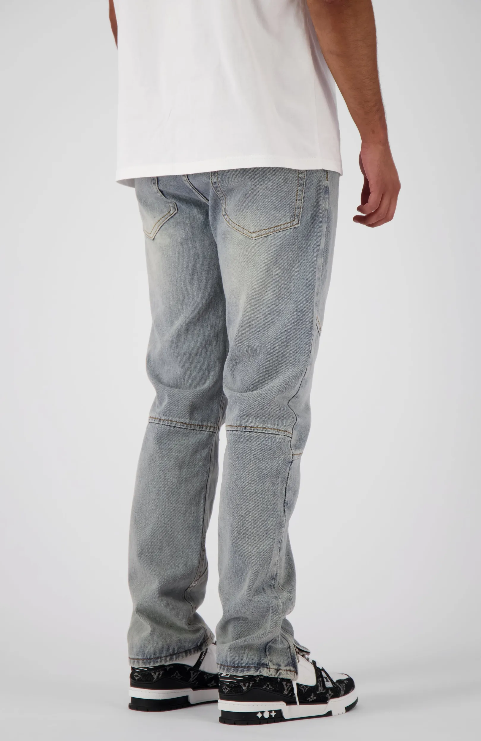 STRAIGHT WORKER DENIM | Blauw