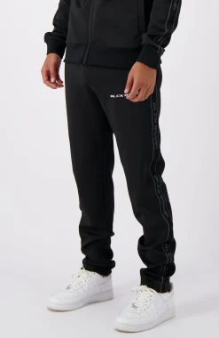 TAPED INITIAL TRACKPANTS | Zwart