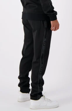 TAPED INITIAL TRACKPANTS | Zwart