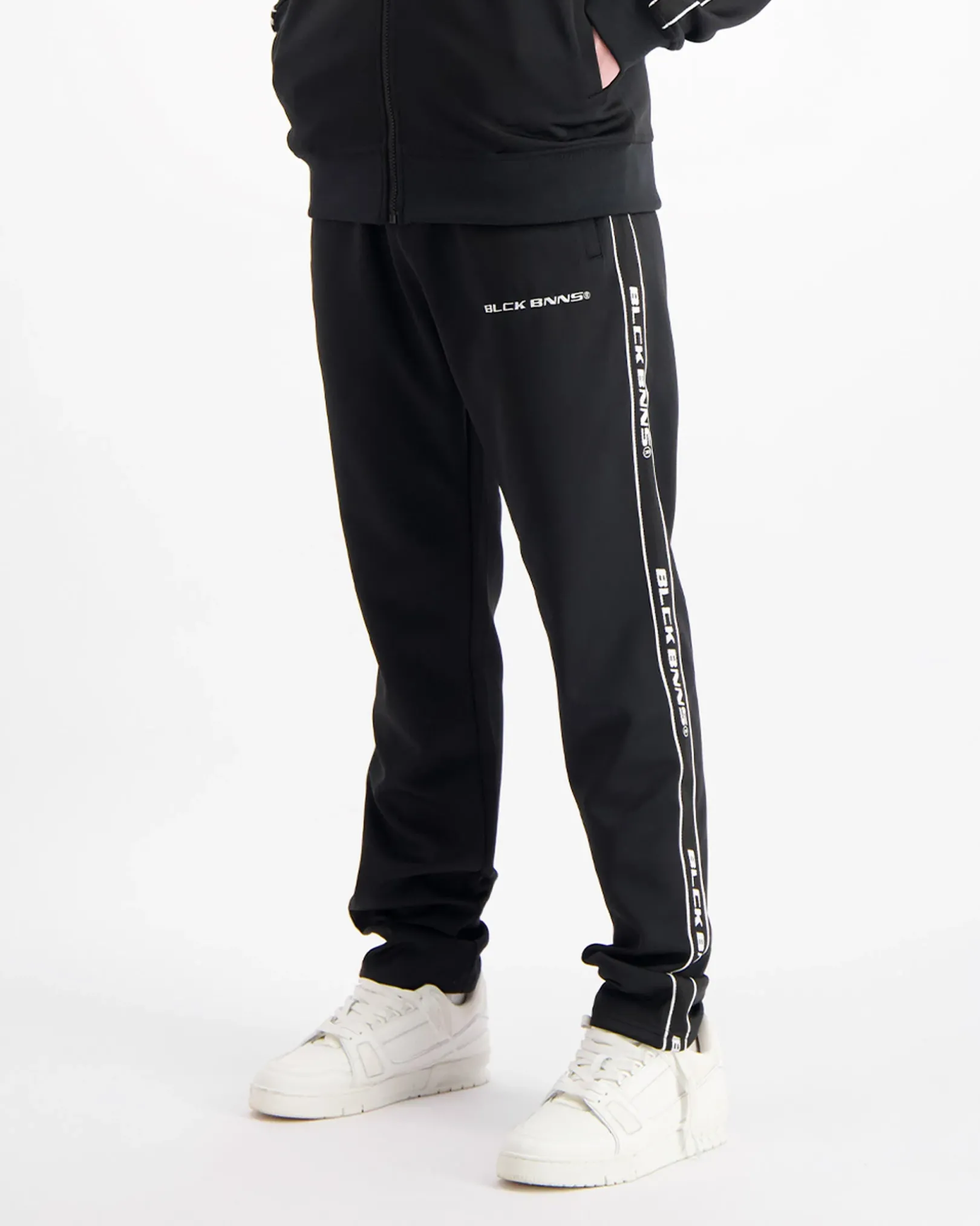 TAPED TRACKPANTS | Zwart
