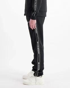 TAPED TRACKPANTS | Zwart