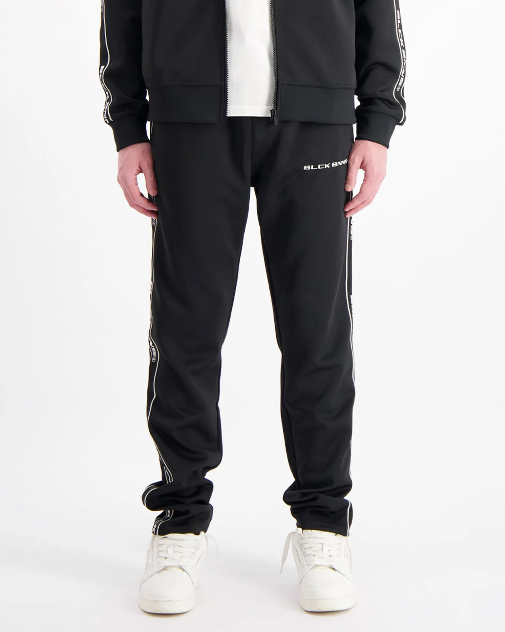 TAPED TRACKPANTS | Zwart