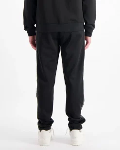 TAPED TRACKPANTS | Zwart