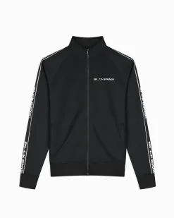 TAPED TRACKTOP | Zwart