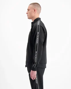 TAPED TRACKTOP | Zwart