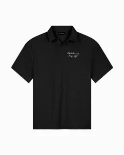 TERRY LOUNGE POLO Zwart