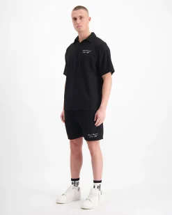 TERRY LOUNGE POLO Zwart
