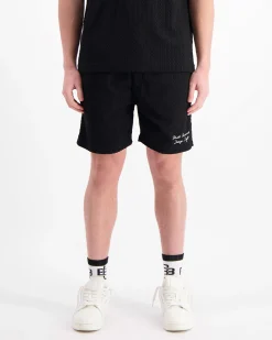TERRY LOUNGE SHORTS | Zwart
