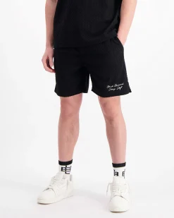TERRY LOUNGE SHORTS | Zwart