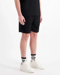 TERRY LOUNGE SHORTS | Zwart