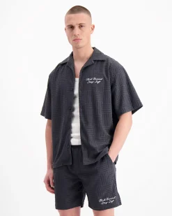 TERRY RESORT SHIRT | Marine