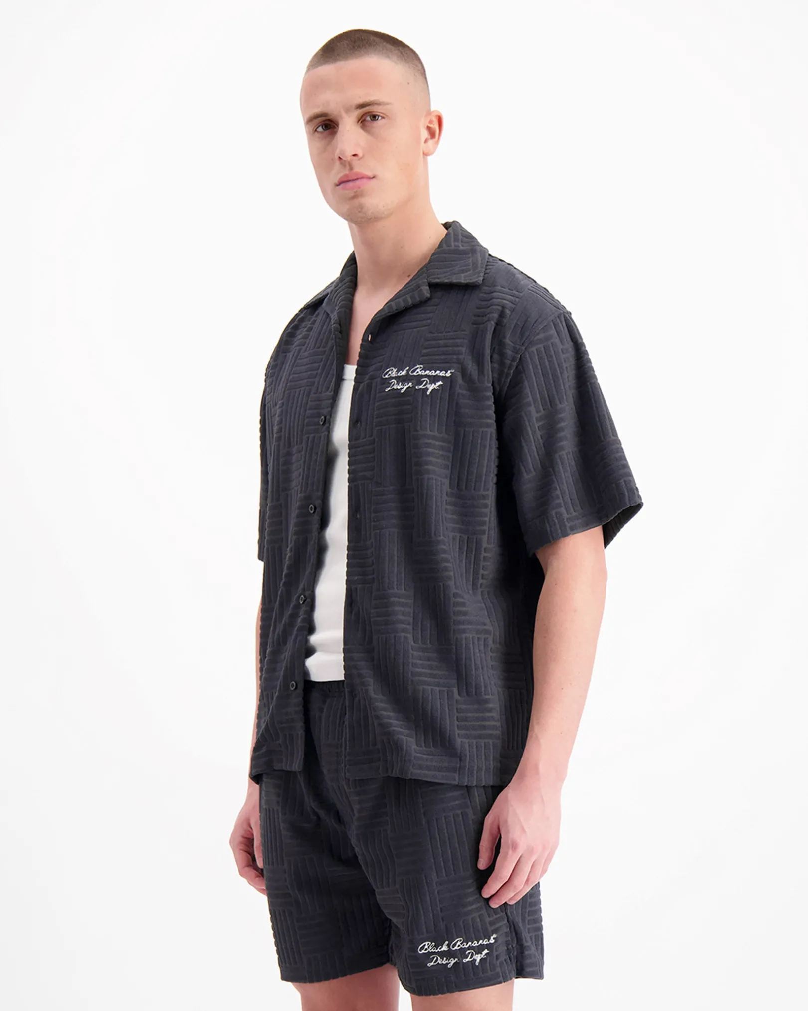 TERRY RESORT SHIRT | Marine