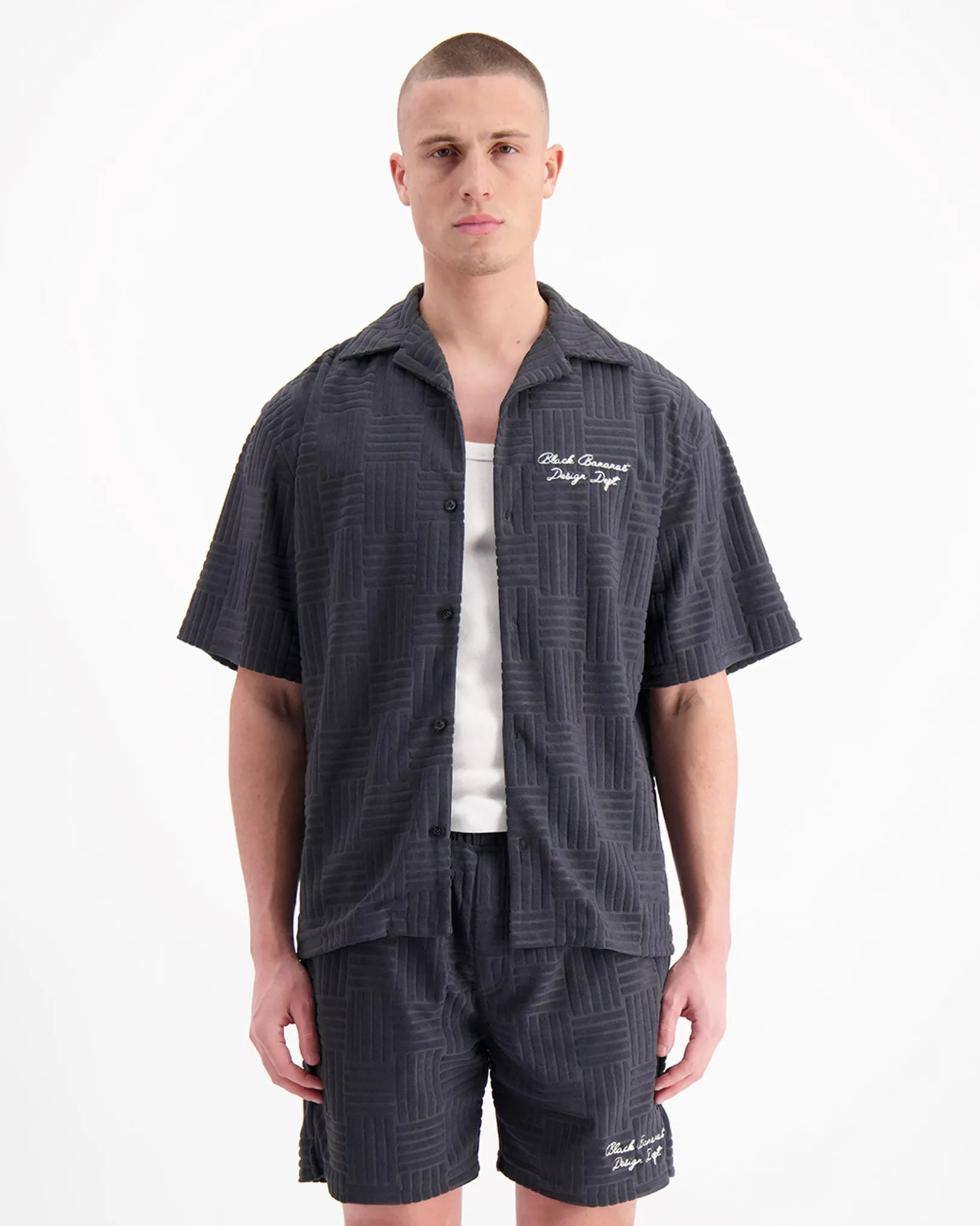 TERRY RESORT SHIRT | Marine